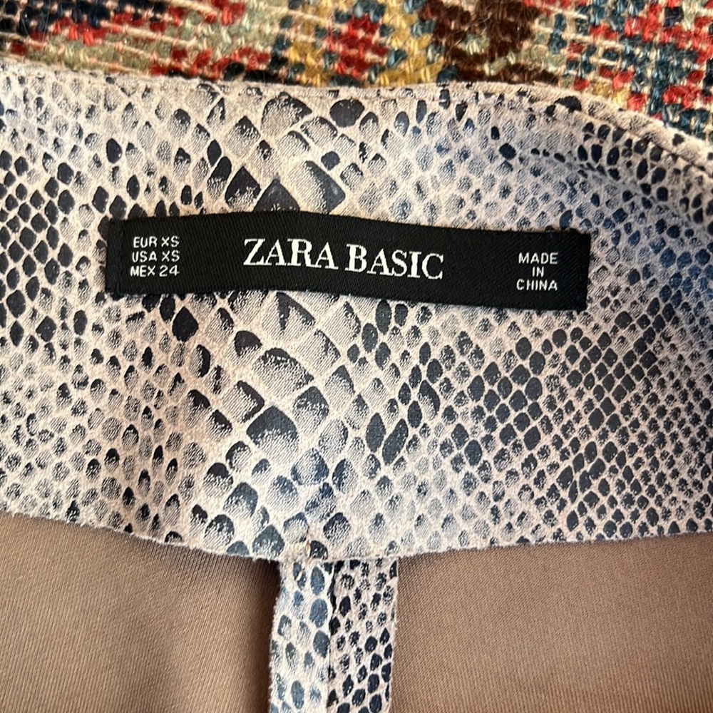 Zara Python Print Skort - image 3
